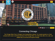 Tablet Screenshot of chicagowatertaxi.com